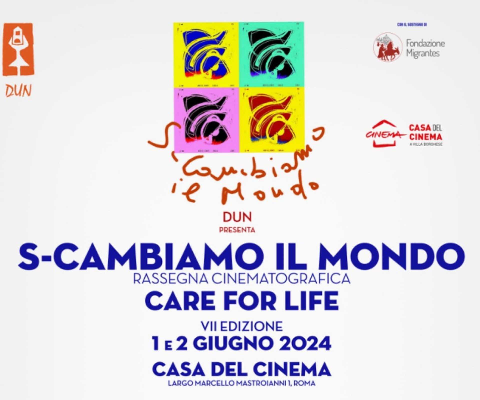 S-CAMBIAMO IL MONDO - VII edizione - ROMA,  CASA DEL CINEMA: 1 e 2 giugno